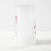 キャンディーケーンかみ玩具 フロストグラスビールジョッキ (中央)