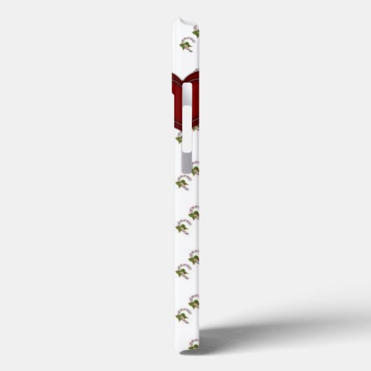 キャンディーケーンがクリスマスのiPadケースを聞く Case-Mate iPhoneケース (裏面 / 左)