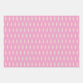 キャンディーケーンでくるみ割り ラッピングペーパーシート