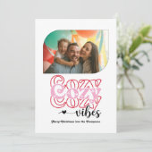 キャンディーケーンのあたたかな雰囲気だけのクリスマス写真 シーズンカード (スタンド正面)