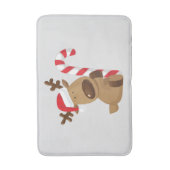 キャンディーケーンのトナカイ バスマット (正面縦)