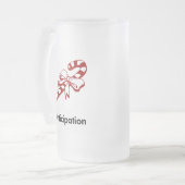 キャンディーケーンの期待 フロストグラスビールジョッキ (正面左)