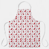キャンディーケーンの装飾 エプロン (正面)