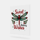 キャンディーケーンウィングズドラゴンフライ アクリルサイン (傾斜)