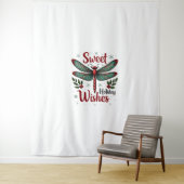 キャンディーケーンウィングズドラゴンフライ タペストリー (インサイチュ)