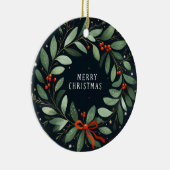 キャンディーケーンエナジークリスマスオーナメントを解放 セラミックオーナメント (右)