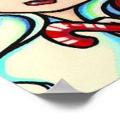 キャンディーケーンエンジェルアートバイハンナ・リン ポスター (角)