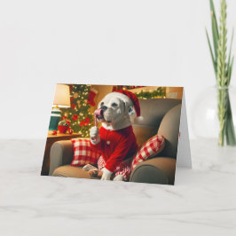 キャンディーケーンカードを持つアメリカのブルドッグ シーズンカード