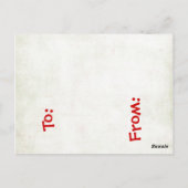 キャンディーケーンカードホルダー ポストカード (裏面)