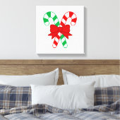 キャンディーケーンキャンバスプリント キャンバスプリント (インサイチュ (寝室))