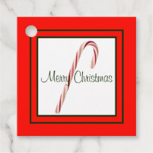 キャンディーケーンクリスマスギフトメッセージカード