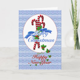 キャンディーケーンクリスマスグリーティングカード シーズンカード