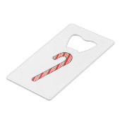 キャンディーケーンクリスマススケッチ クレジットカード栓抜き (裏面アングル)