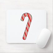 キャンディーケーンクリスマススケッチ マウスパッド (マウス)