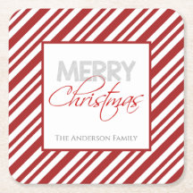 キャンディーケーンクリスマスストライプ |カスタム