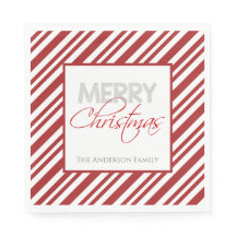 キャンディーケーンクリスマスストライプ |カスタム