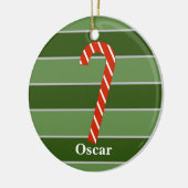 キャンディーケーンクリスマススペシャル セラミックオーナメント (左)