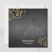 キャンディーケーンクリスマスパーティの招待状 招待状 (裏面)