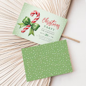 キャンディーケーンクリスマスパーティー 招待状