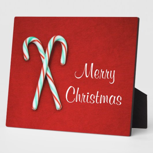 キャンディーケーンクリスマスプラーク フォトプラーク (側面)