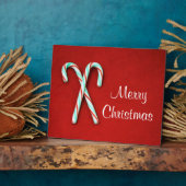 キャンディーケーンクリスマスプラーク フォトプラーク (側面)