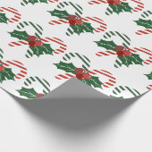 キャンディーケーンクリスマスラッピング紙 ラッピングペーパー (角)