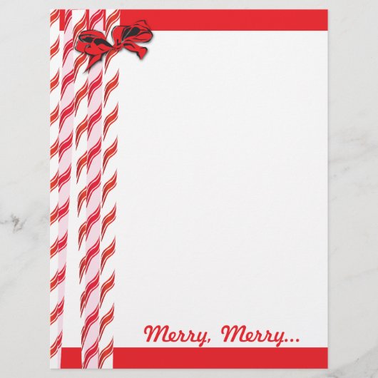 キャンディーケーンクリスマス文房具 (正面)