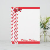 キャンディーケーンクリスマス文房具 (スタンド正面)