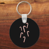 キャンディーケーンクリスマス キーホルダー (正面)