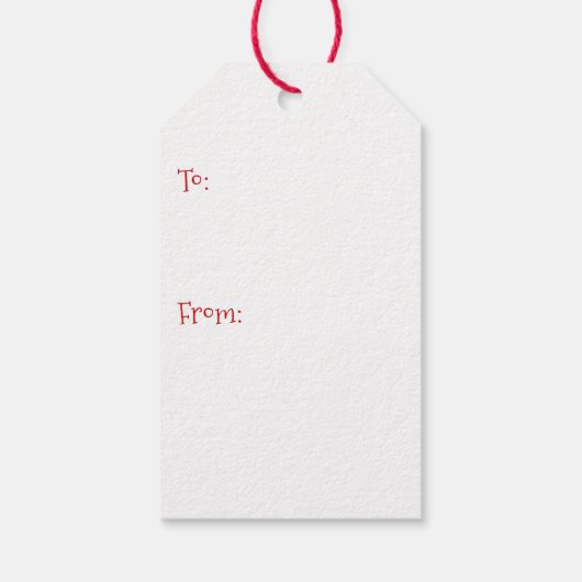 キャンディーケーンクリスマス ギフトタグ (裏面)