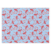 キャンディーケーンクリスマス テーブルクロス (正面(横))