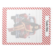 キャンディーケーンクリスマス ノートパッド (正面)