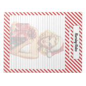 キャンディーケーンクリスマス ノートパッド (正面)