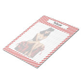 キャンディーケーンクリスマス ノートパッド (アングル)