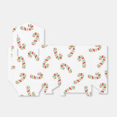 キャンディーケーンクリスマス フェイバーボックス (折り畳みなし)