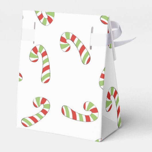 キャンディーケーンクリスマス フェイバーボックス (裏面サイド)