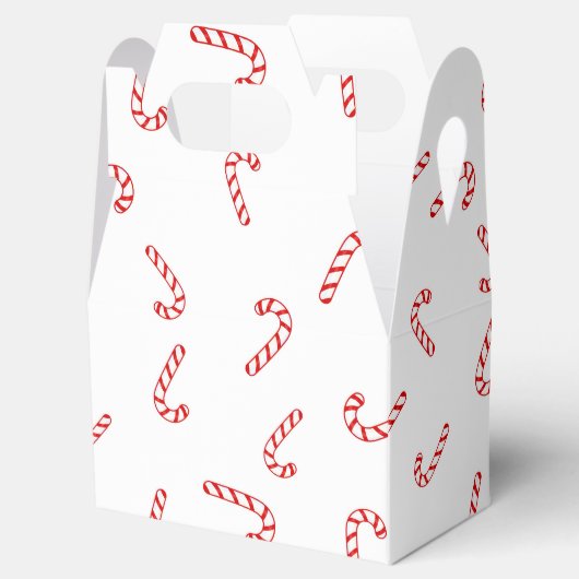 キャンディーケーンクリスマス フェイバーボックス (オープン)