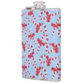 キャンディーケーンクリスマス フラスク (左)