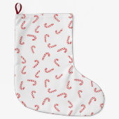 キャンディーケーンクリスマス ラージクリスマスストッキング (正面)