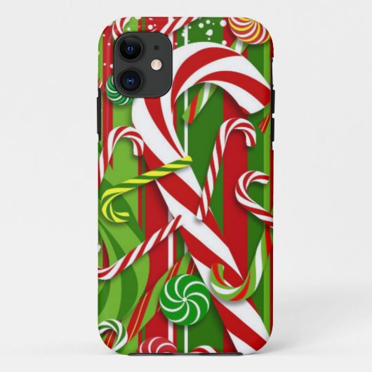 キャンディーケーンクリスマス Case-Mate iPhoneケース (裏面)