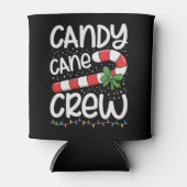 キャンディーケーンクルーのクリスマスファミリークリスマスホリデー 缶クーラー (正面)