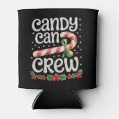 キャンディーケーンクルークリスマスクリスマスファミリーホリデー 缶クーラー (正面)