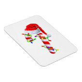 キャンディーケーンクルーChristmas LightsファミリーマッチングX マグネット (右側)