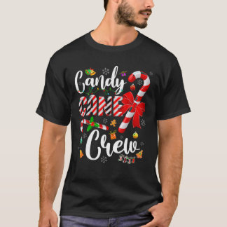 キャンディーケーンクルーChristmas LightsファミリーマッチングX Tシャツ