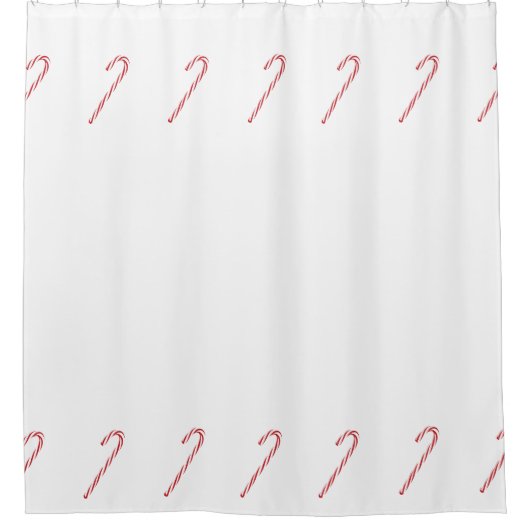 キャンディーケーングラフィック シャワーカーテン (正面)