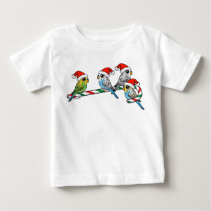 キャンディーケーンサンタブディーズ ベビーTシャツ