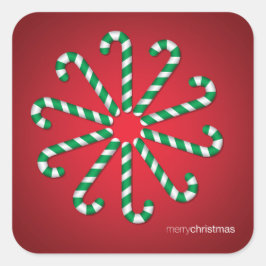 キャンディーケーンサークル スクエアシール