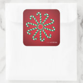 キャンディーケーンサークル スクエアシール (バッグ)