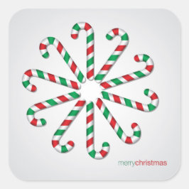 キャンディーケーンサークル スクエアシール