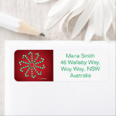 キャンディーケーンサークル ラベル (インサイチュ)